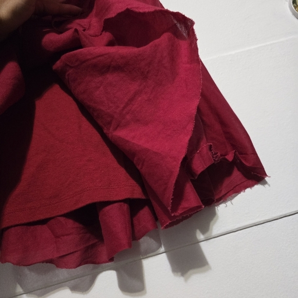 Free People Womens Red Beaded Dress Small - Picture 4 of 11